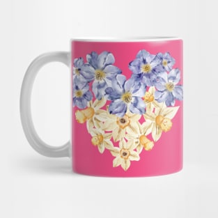 Flower heart Mug